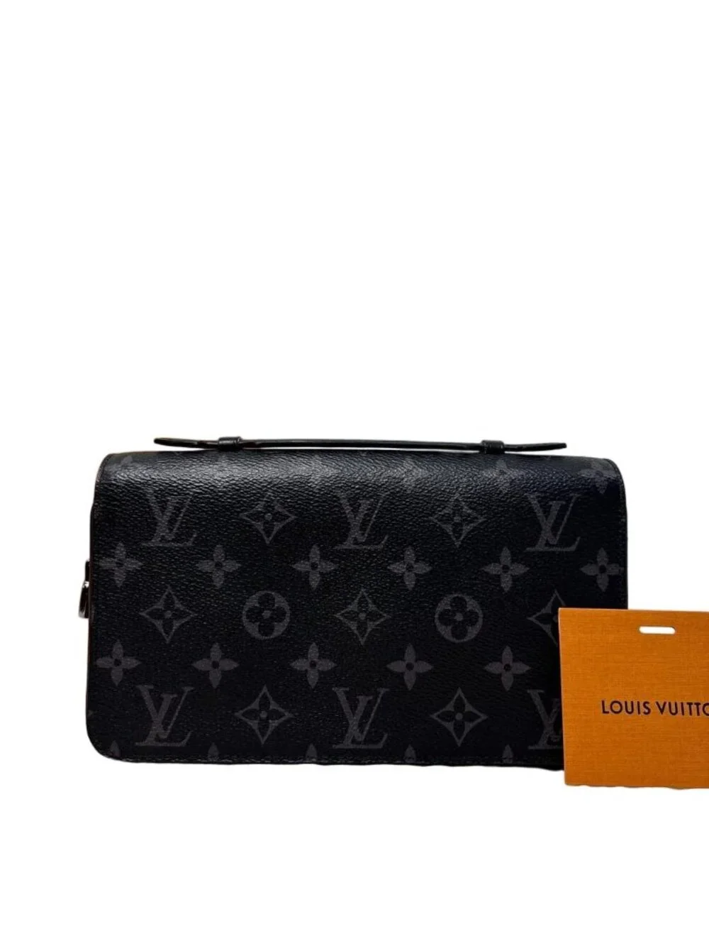 Louis Vuitton Super Zippy XL Monogram Eclipse Black Wallet
